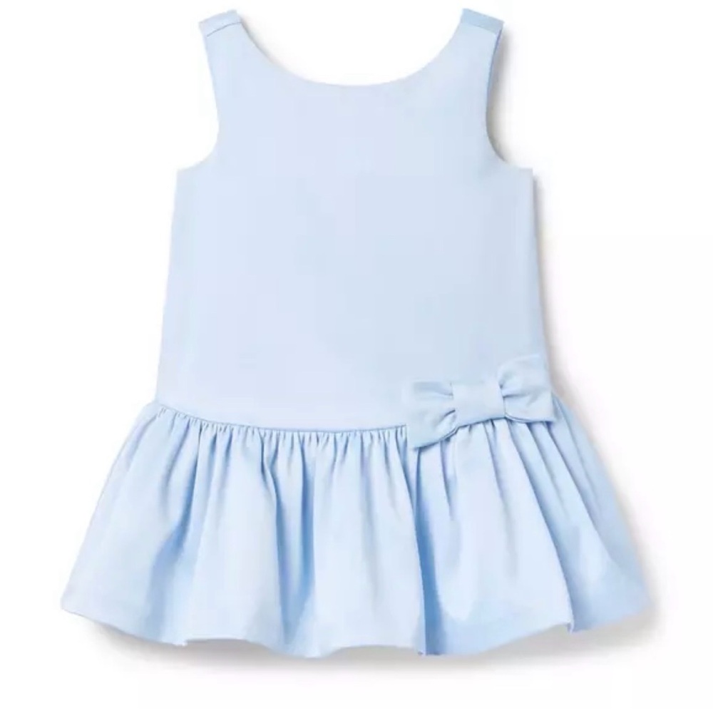 Janie and Jack The Dropwaist Debut Dress blue size 2T
